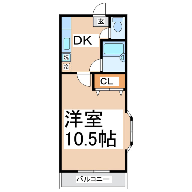 オークスコーポの間取り