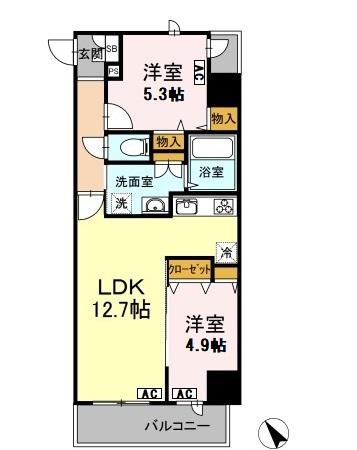 【コンシェリア東京IRIYA STATION FRONTの間取り】