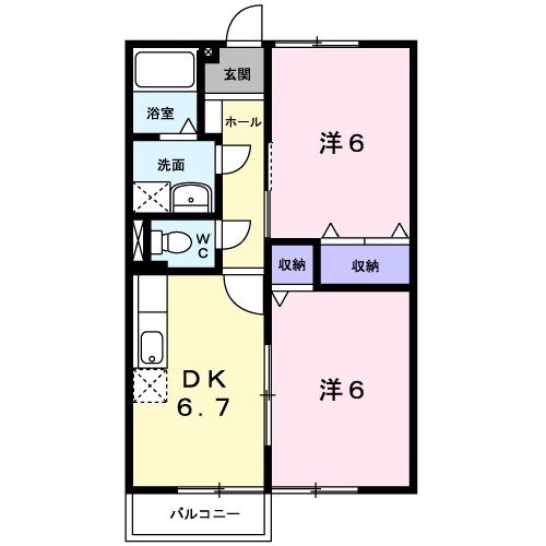 ハイツビレッジコートの間取り