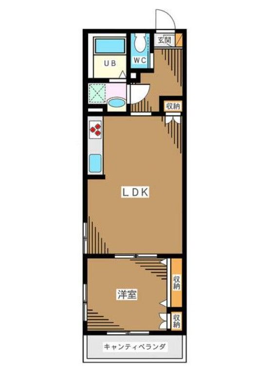 市川市相之川のマンションの間取り