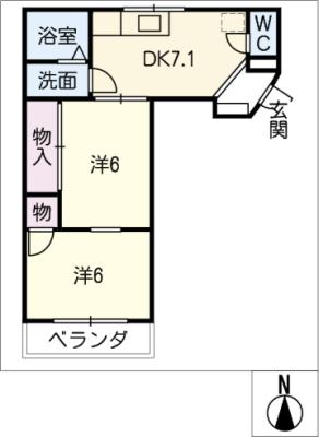 本町ビルの間取り