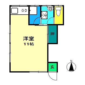 宮田アパート Iの間取り