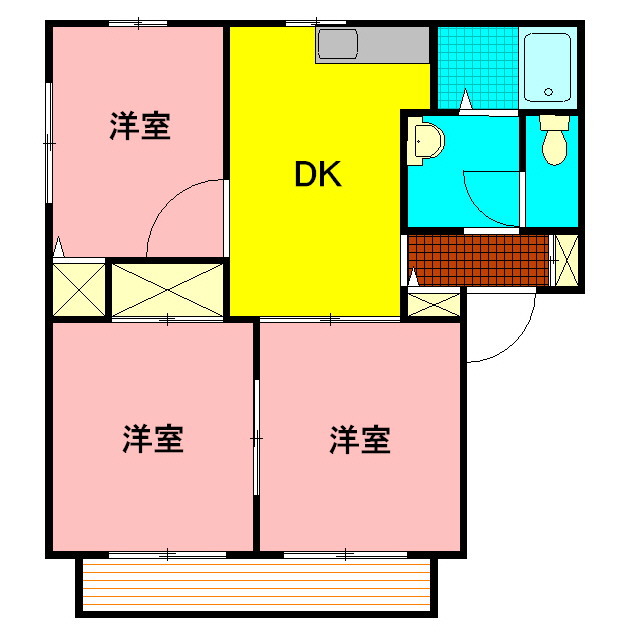 セリネ材木座の間取り