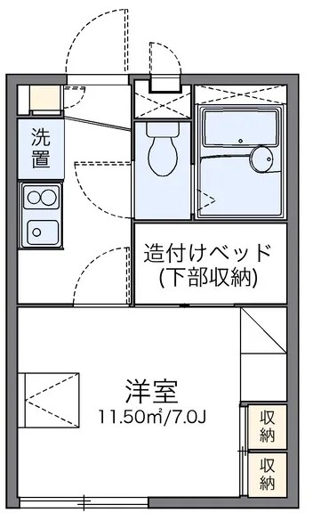 レオパレスシンアイの間取り