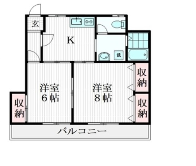 エステート山崎の間取り