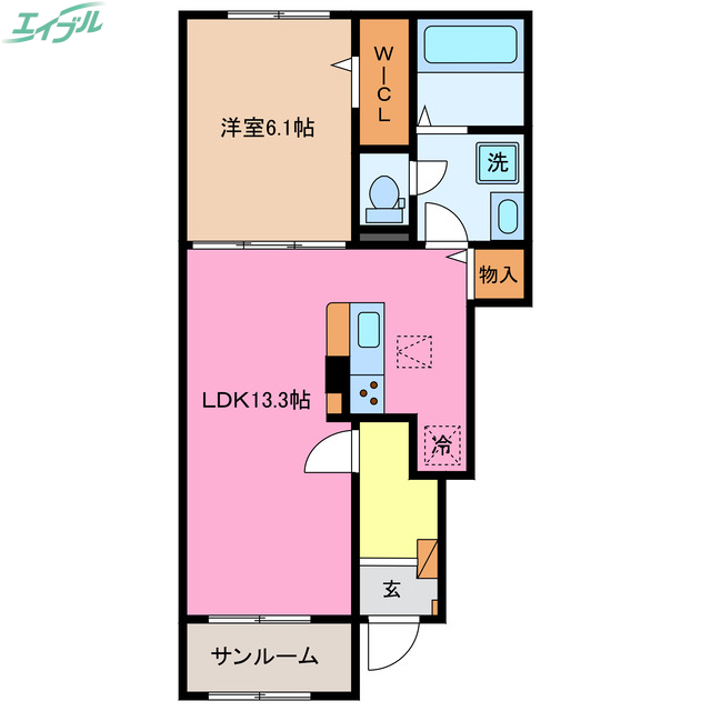 ライン　メゾン　IIの間取り