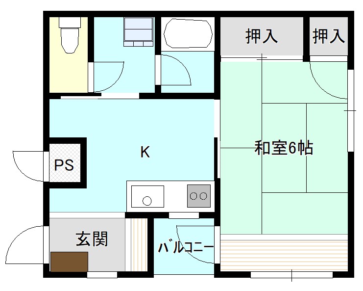 白ゆりビルの間取り