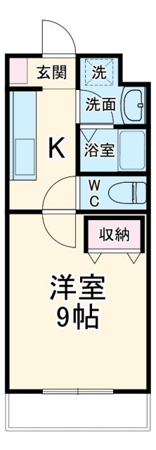 浜松市浜名区新原のマンションの間取り