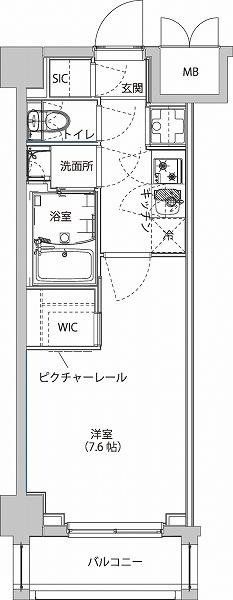 ハーモニーレジデンス東京イーストサイドの間取り