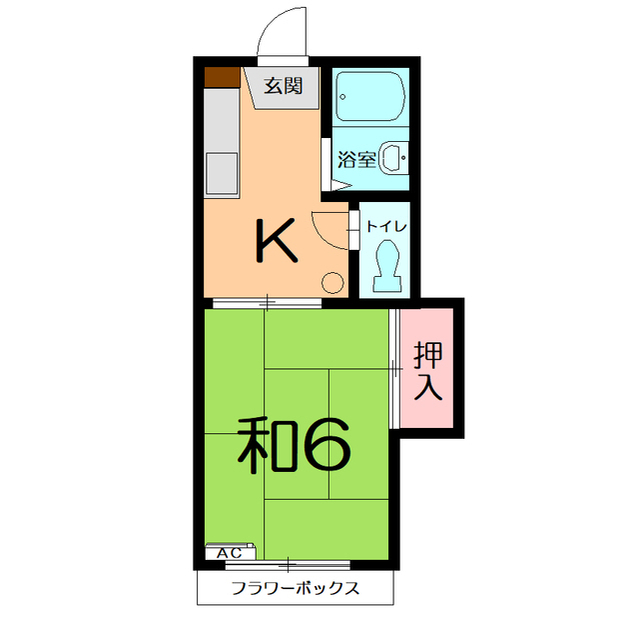 シティハイムマキの間取り