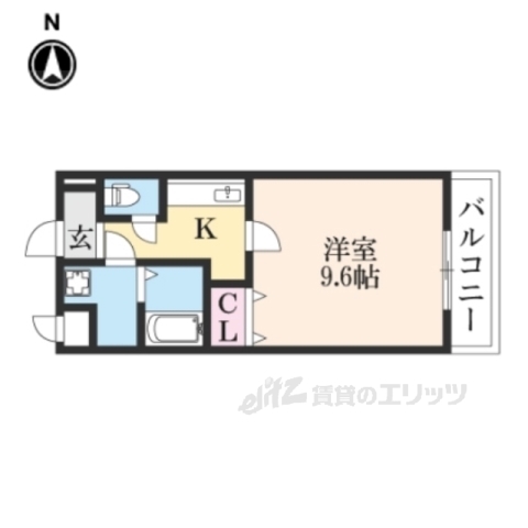 長浜市西主計町のマンションの間取り