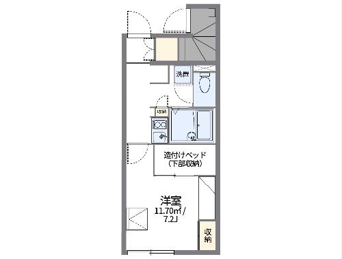 レオパレス沢田南の間取り