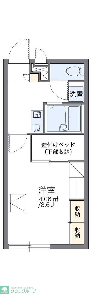 東松山市和泉町のアパートの間取り