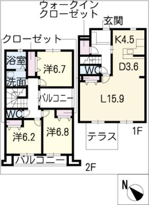 シーズンステージ滝ノ水の間取り