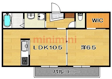 シャーメゾン豊川の間取り