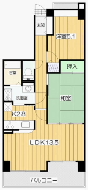 セントポリア豊中壱番館の間取り