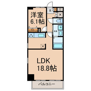 安城市三河安城本町のマンションの間取り