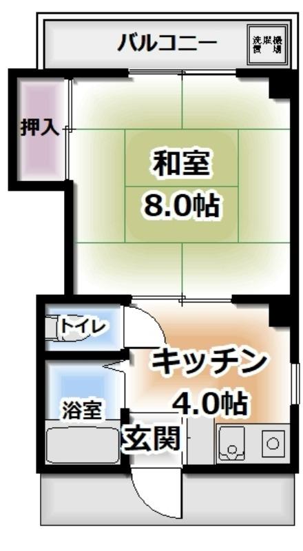 ルミウス南宝来の間取り