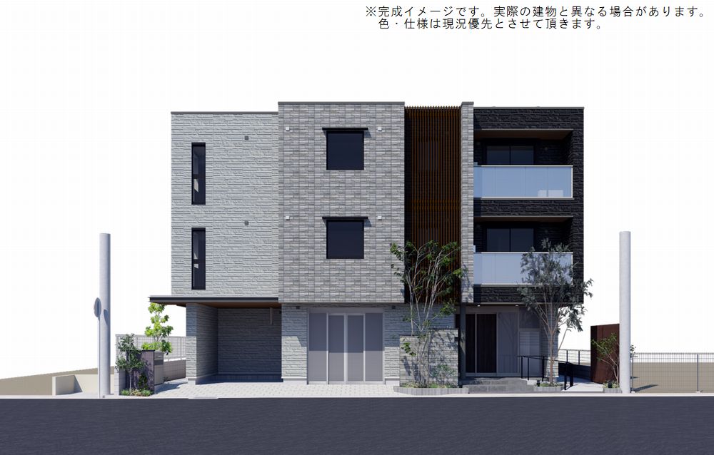 建物外観　積水ハウス施工シャーメゾン♪内廊下式のホテルライクスタイル♪