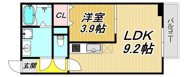 NKクレール塚口の間取り写真