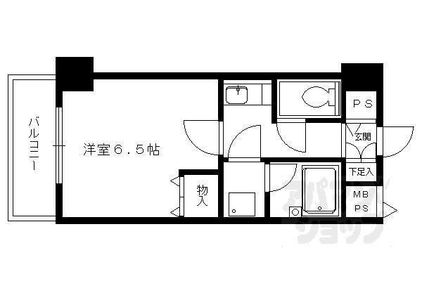 ライオンズマンション下鴨本町の間取り写真