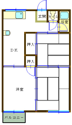 第二愛和荘の間取り