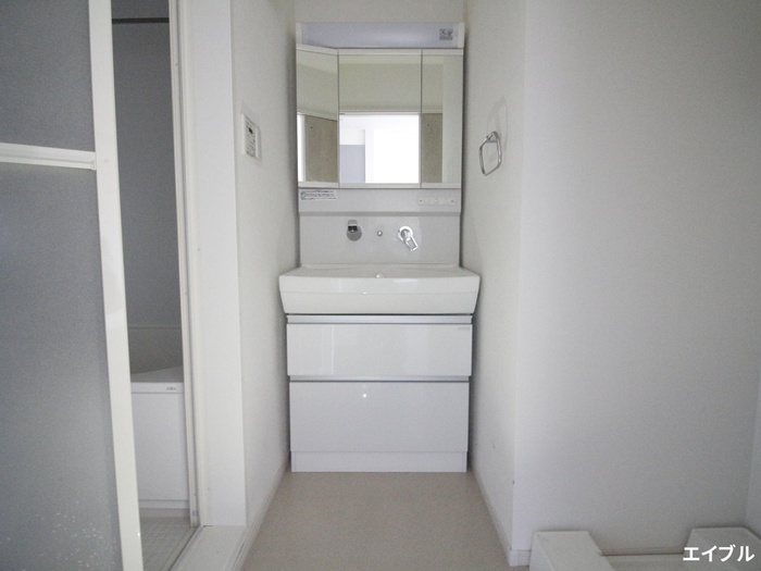 洗面設備　反転タイプの別のお部屋になります