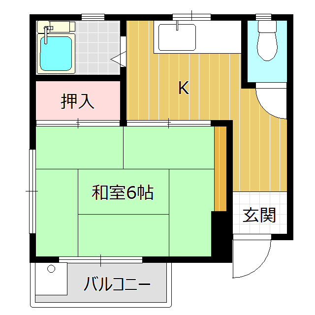 桜ハイツ・の間取り