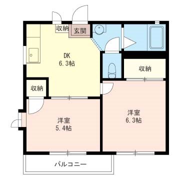 ルシードときわ台の間取り