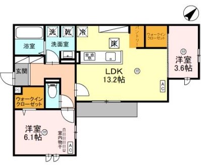 クラシスト清和園町の間取り