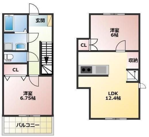 ジャルダン・ドゥ・ローズの間取り