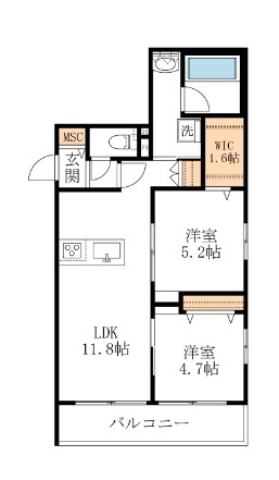 メゾンブリアン川越の間取り