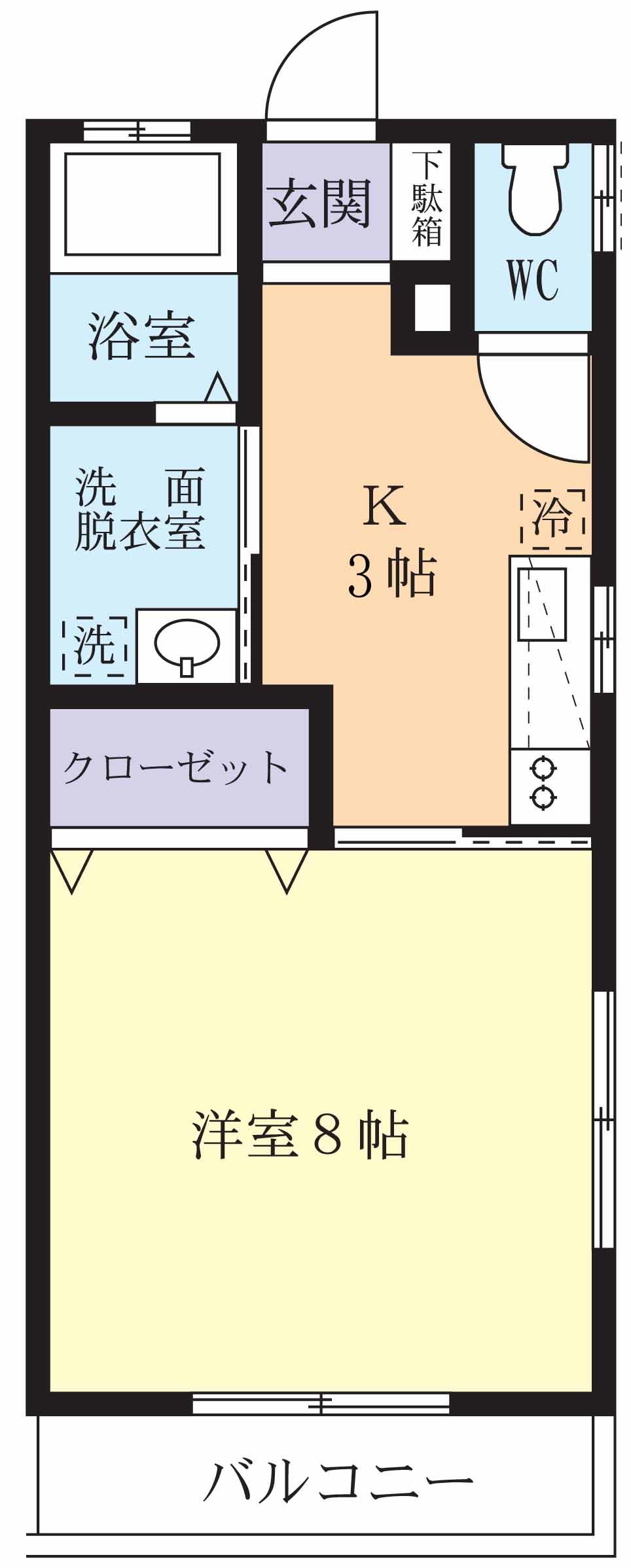 ハラッツオ神立IIの間取り