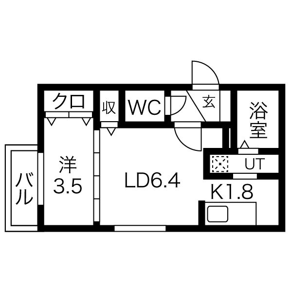 ＲＡＦＩＯ　Ｎ２６の間取り