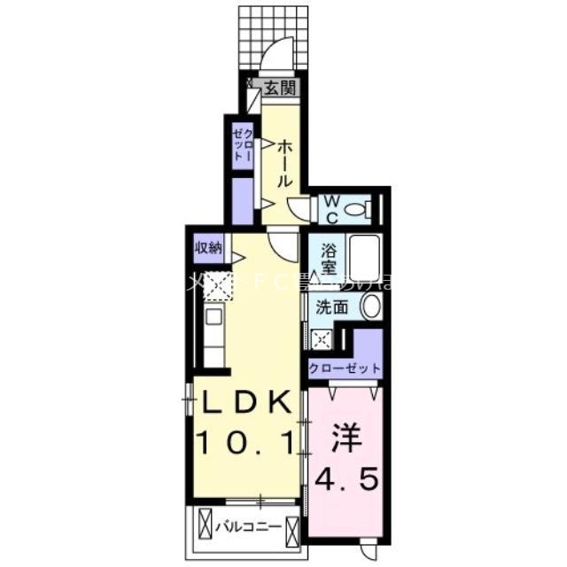 パーク　プロムナードメゾンの間取り