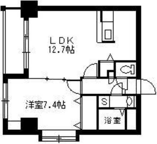 ブルーアイズ中央の間取り