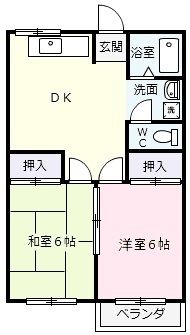 【ハイツ桜ヶ丘の間取り】