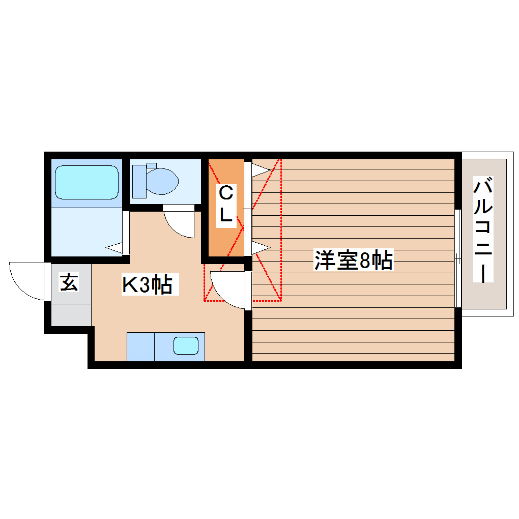 カーサアタゴの間取り