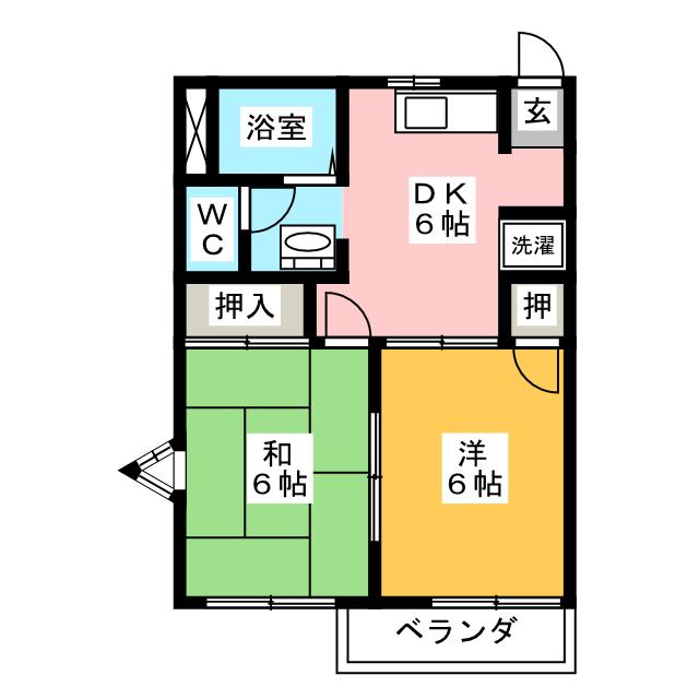 パークヒル春木台　Ａ棟の間取り