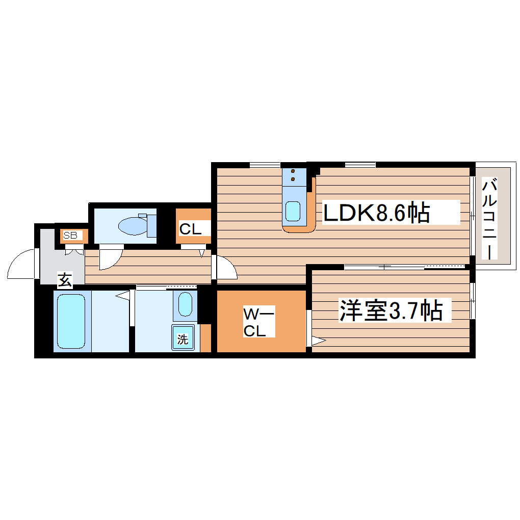 イーストベースの間取り