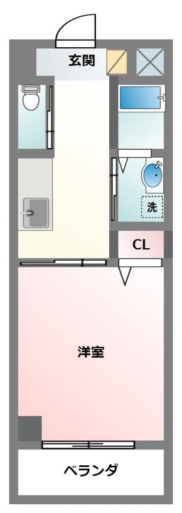 プランドール三原の間取り