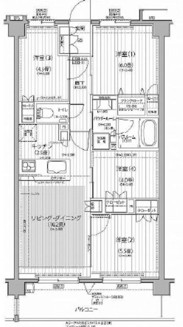 Ｎステージ東小金井の間取り