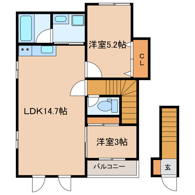 メゾンオペラの間取り