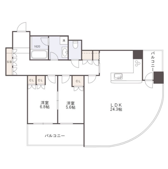 ザ・梅田タワーの間取り