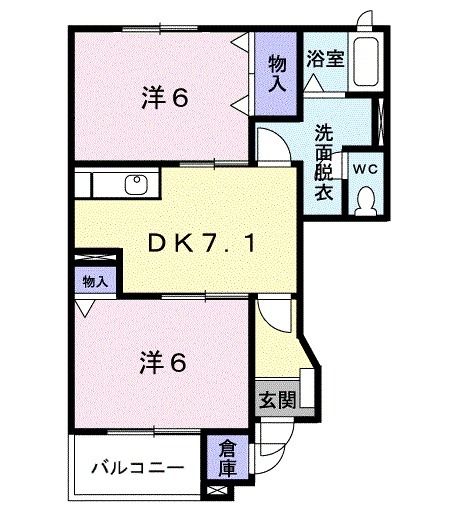 【ソレアード湘南Ａの間取り】