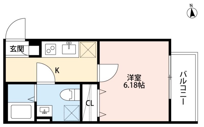 クラリスクオーレの間取り