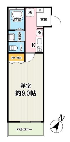 (仮称)キャメル川越並木新町2の間取り