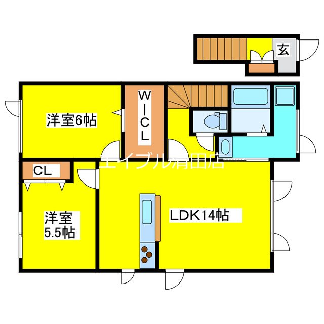 アークヒルズ輪厚の間取り