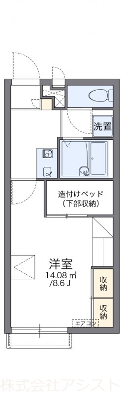 飯塚市有井のアパートの間取り