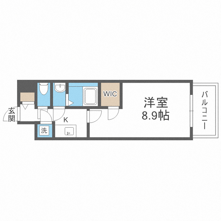 エスリード弁天町グロリアの間取り